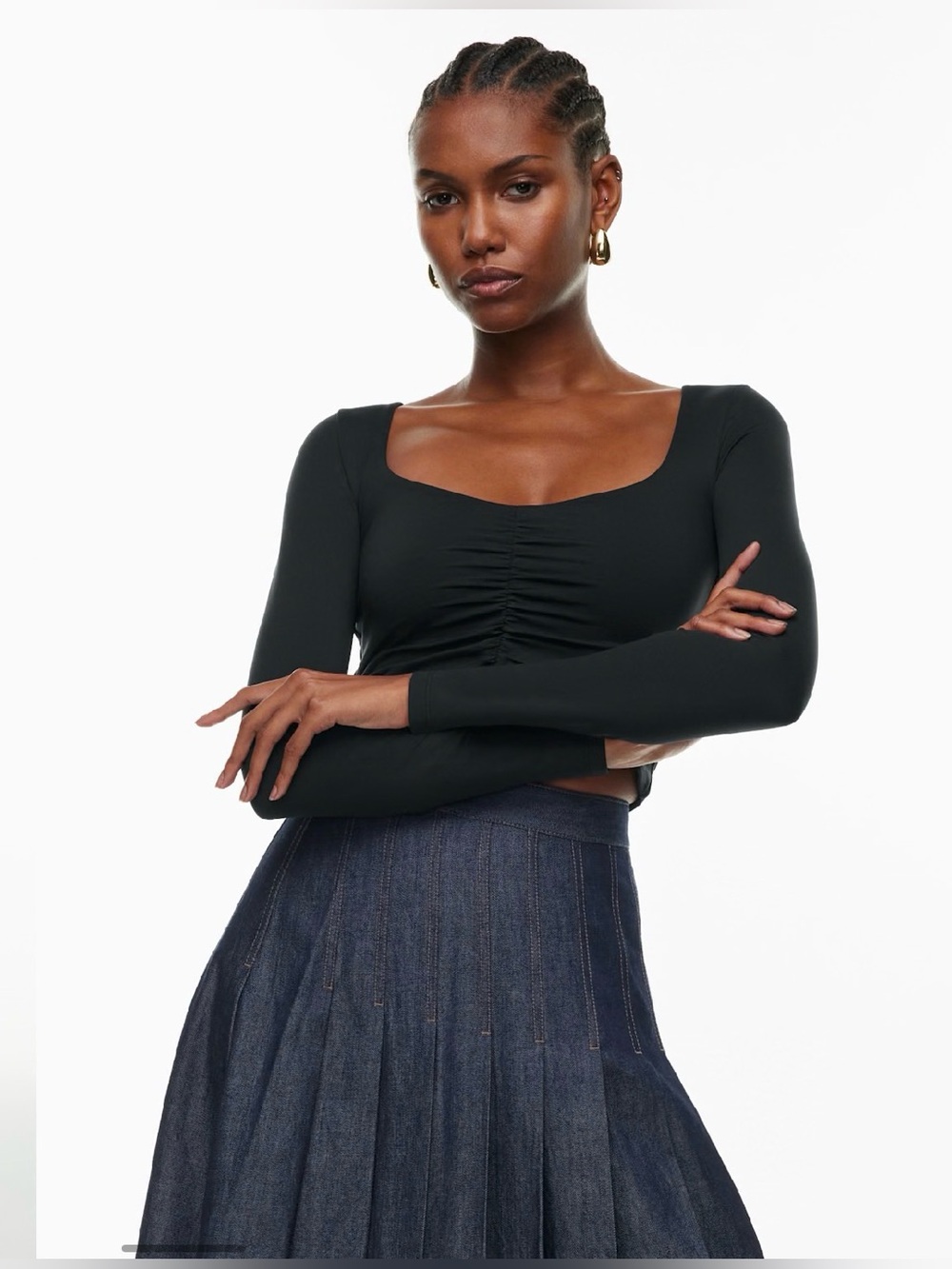 Aritzia Babaton Dynamo Long Sleeve Top